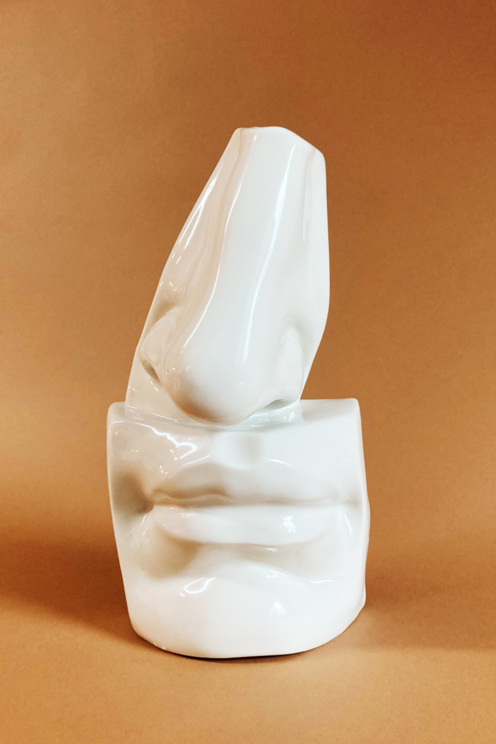 [2299B1] Nose and Lip Vase